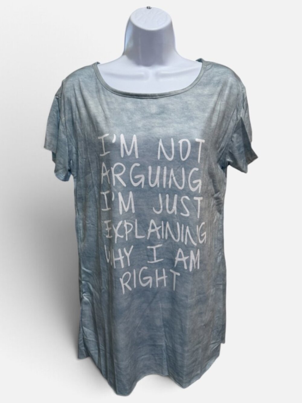 Lilicloth Women's Tee "I'm Not Arguing, I'm Just Explaining Why I Am Right"- NEW